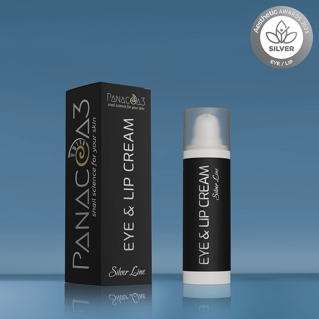 PANACEA3 Eye & Lip Cream from snail secretion 24h, Silver Line