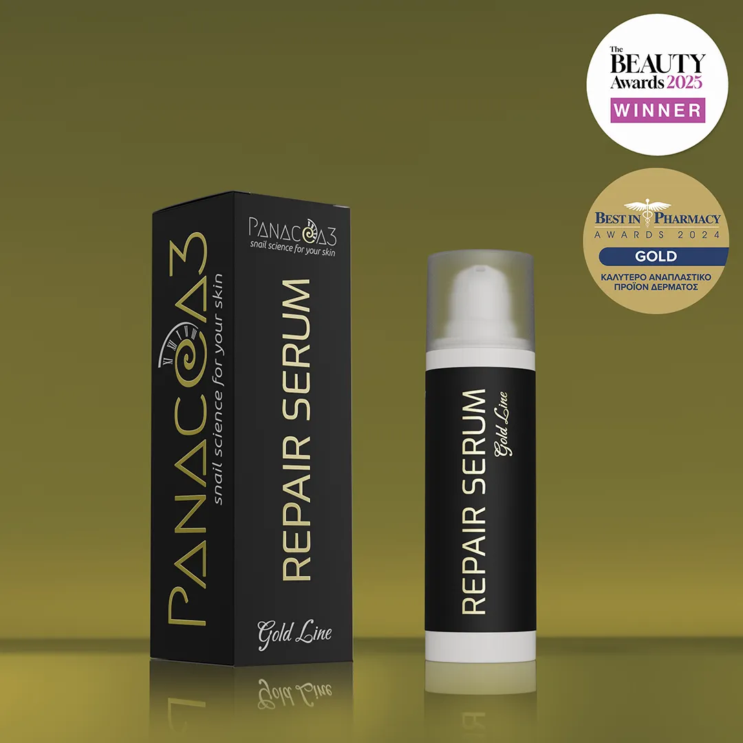 PANACEA3 Repair Serum from snail secretion 24h, Gold Line