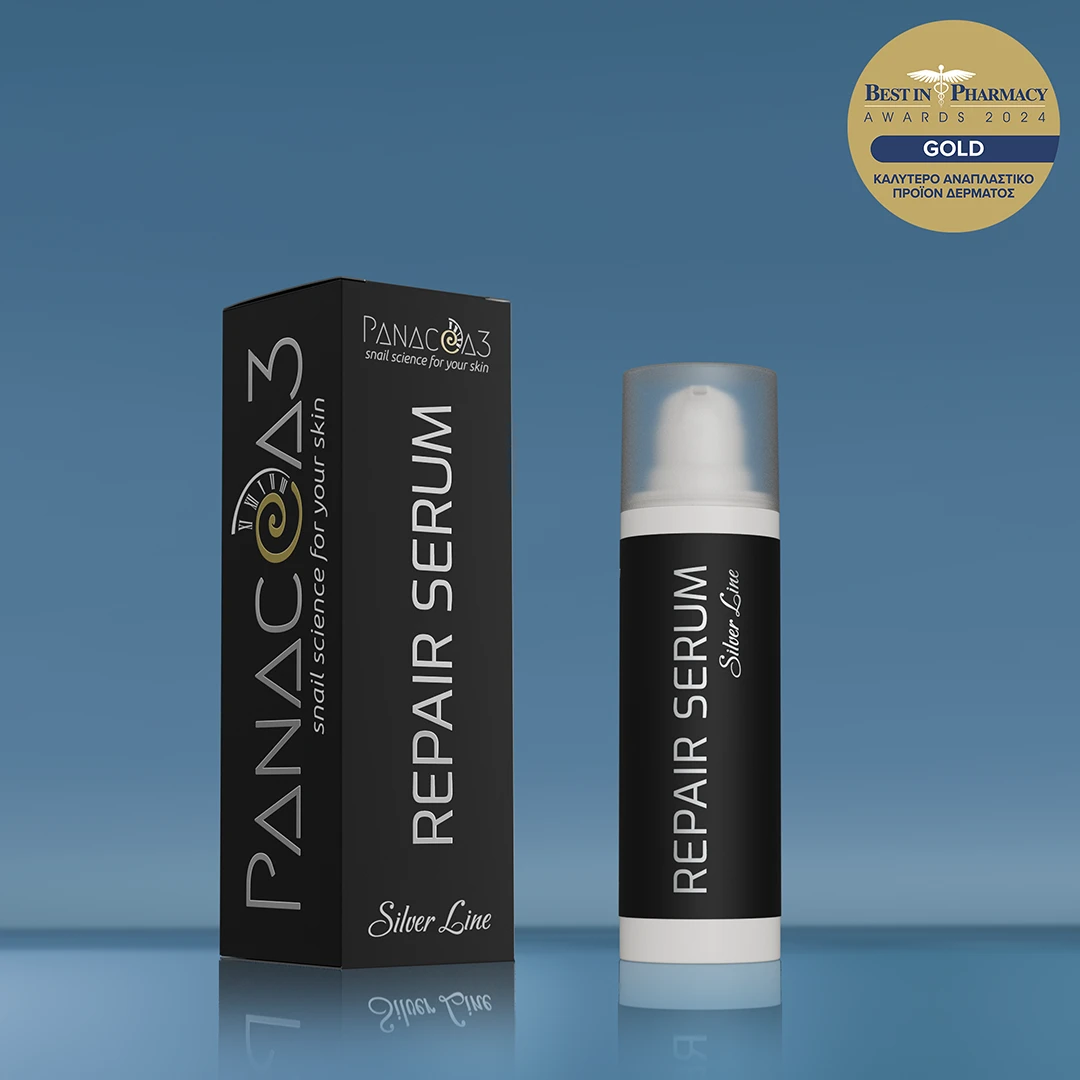 PANACEA3 Repair Serum from snail secretion 24h, Silver Line